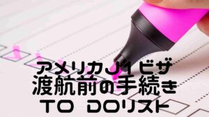 Read more about the article アメリカインターンシップ渡航前のTO DOリスト